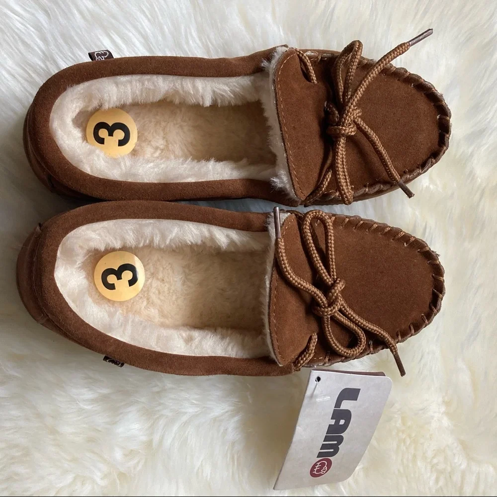 Lamo Kids Moccasins Size 3
